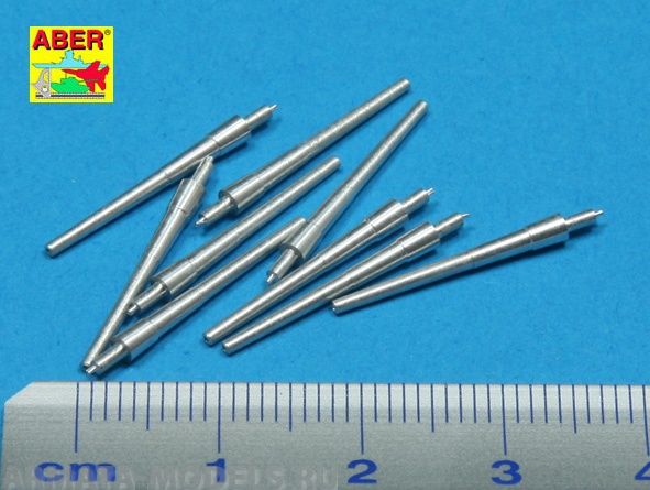 ABR-1:350-L-18  Дополнения для  Set of 9 pcs 203 mm barrels for USN ships : San Francisco, Tuscaloosa type для  1/350