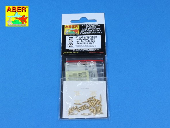 ABR-16-047  Дополнения для  .50 cal. Ammunition with M2A1 box set for U.S. M2 Machine Gun универсальный набор 1/16