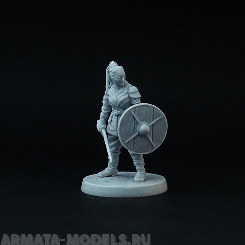 BV-sa-12 Игровая миниатюра  shield maiden воительница BROTHER VINNI's
