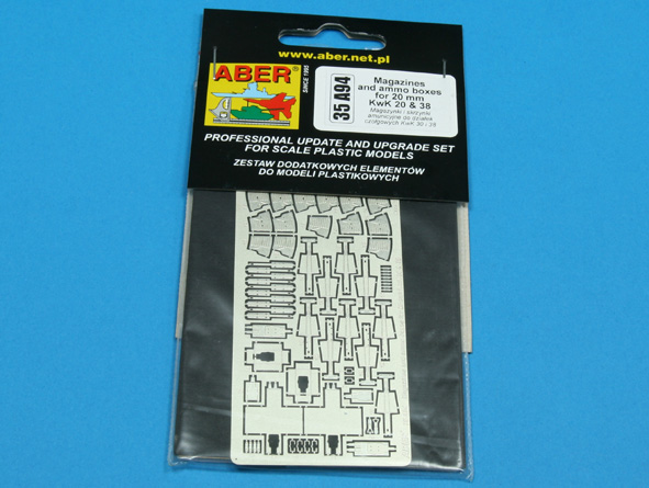 ABR-35-A94  Дополнения для  Magazines and ammo boxes for 20mm KwK.30 & 38 для  1/35