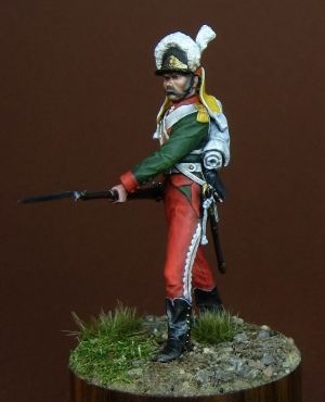 CHM-54086(M). Рядовой гренадерских рот и полков, Россия 1787-96 гг. 54 мм. Материал – белый металл Chronos Miniatures