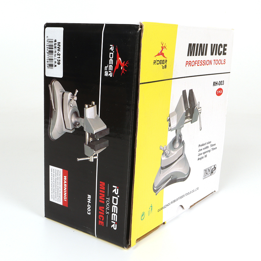 MW-2139 Тиски на присоске для обработки модельных принадлежностей