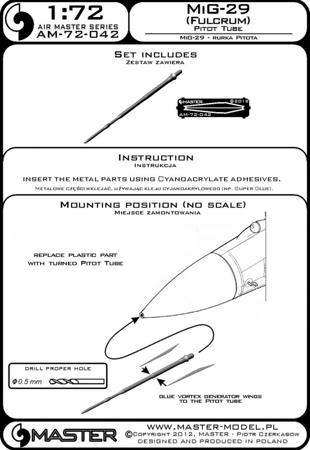 AM-72-042 ПВД для самолета МиГ-29 "Fulcrum"