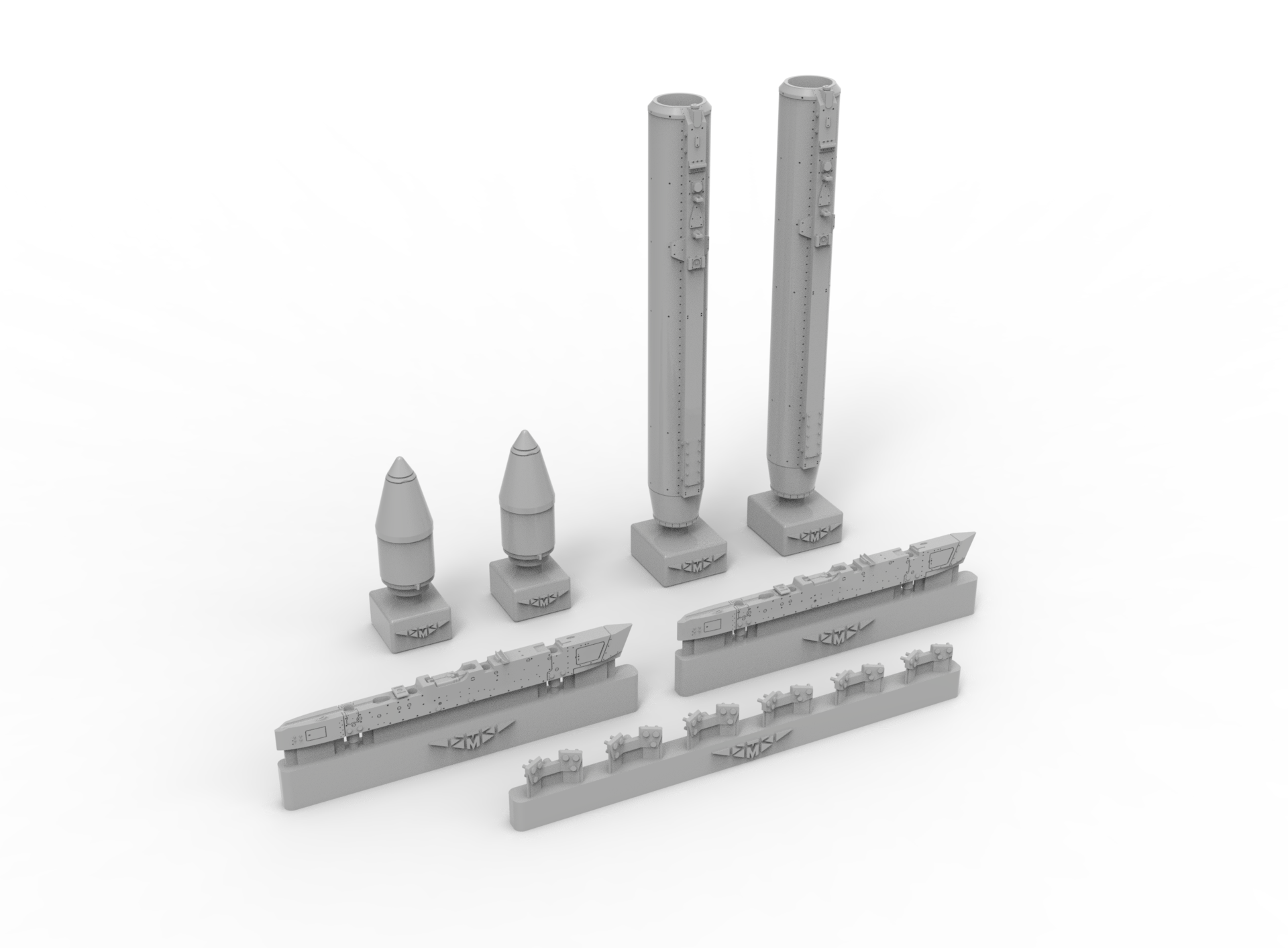 48237-1TMP НЕУПРАВЛЯЕМАЯ РАКЕТА С-25 ОФ Temp Models