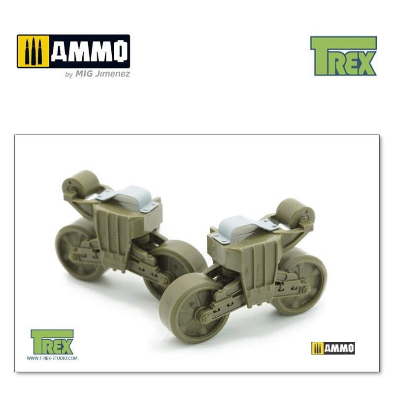 TR35046 Направляющие Track Skids Set for VVSS M4 Family (Early Version)