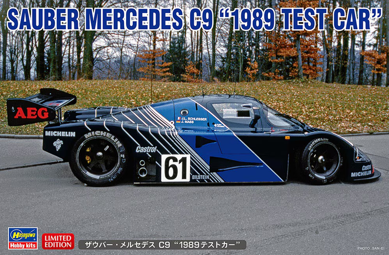 20626-Автомобиль SAUBER MERCEDES C9 '1989 TEST CAR' (Limited Edition) Hasegawa