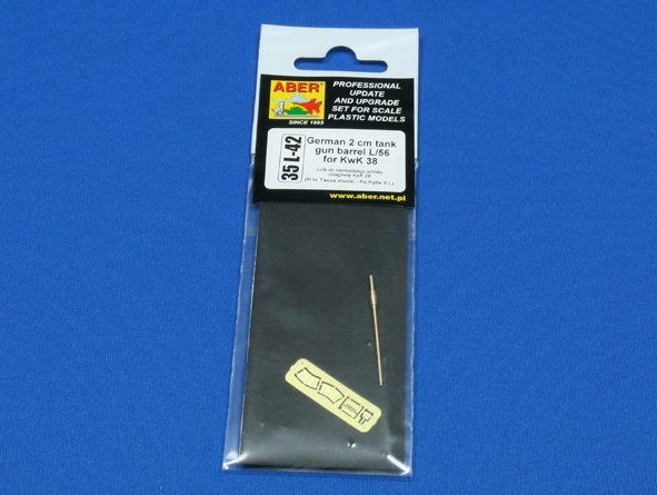ABR-35-L-42  Дополнения для  German 2 cm tank gun barrel L/56 for KwK 38 для Tasca 1/35