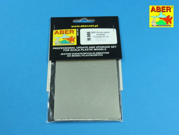 ABR-16-099  Дополнения для  WWII German pattern treadplate (Trumpeter Pz. IV) для Trumpeter 1/16