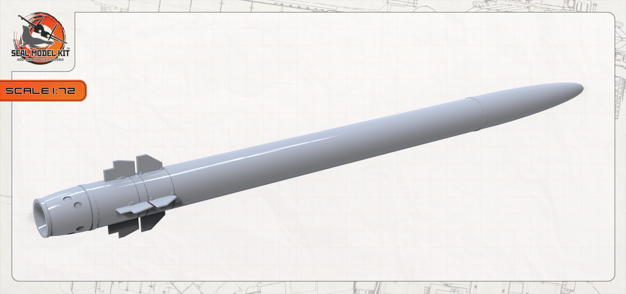 smk72061 Ракета РЗВ-МД (Не для свободной продажи) Seal Model Kit