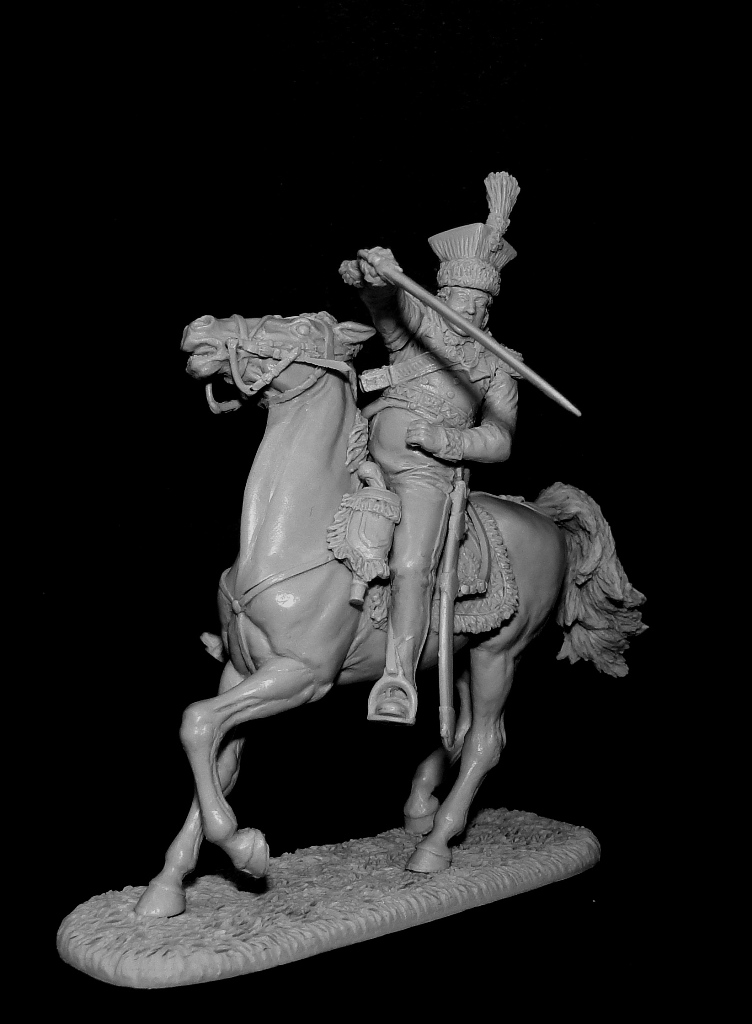 CHM-54204. Польский генерал Я.Г. Домбровский, 1792-1807 гг. 54 мм. Материал - смола. Chronos Miniatures