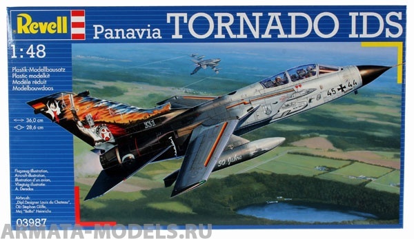 03987 Самолет Истребитель-бомбардировщик «Торнадо» IDS , ВВС и ВМС Германии, а также ВВС Италии Revell