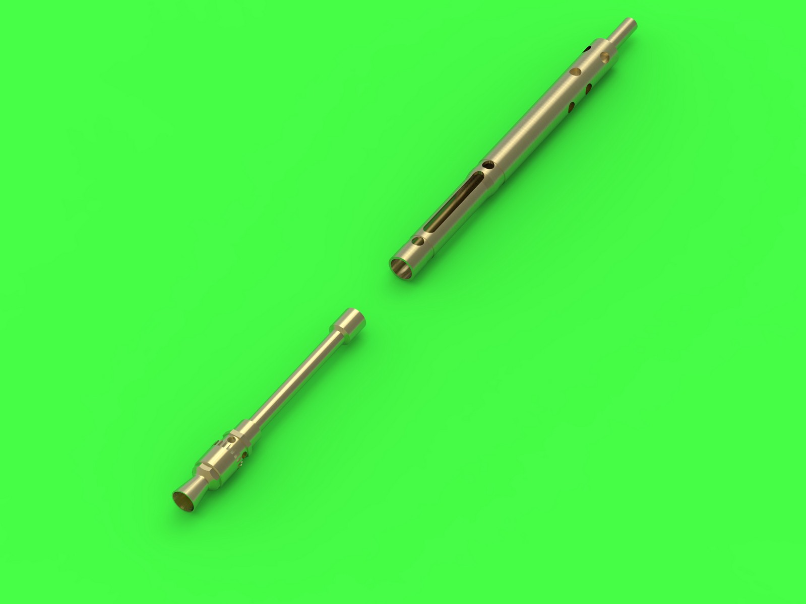 GM-35-027 MG-34 "Panzerlauf" - немецкий MG - бронированный вариант для танков - стволы во всю длину (2шт)