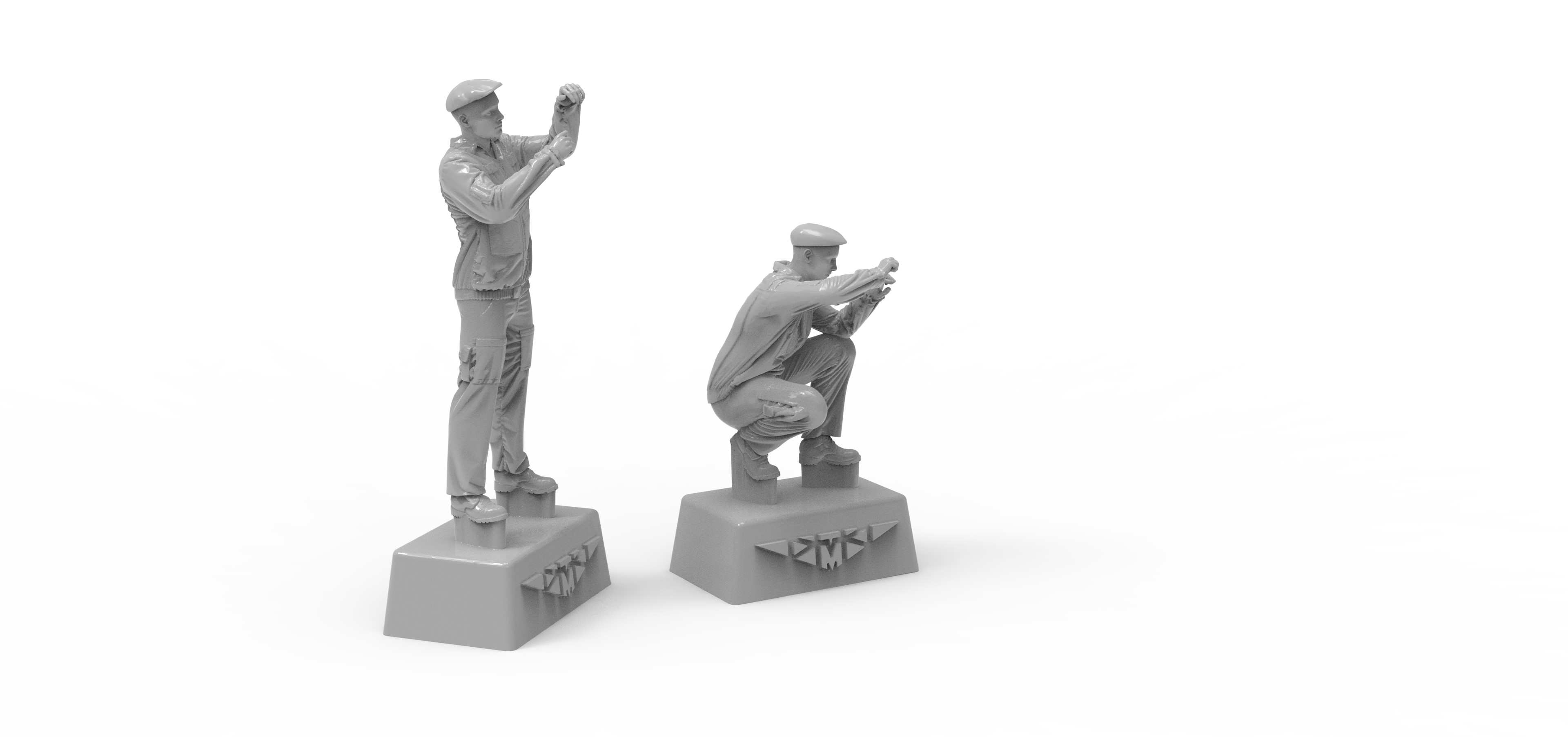 48123-1-1TMP ТЕХНИКИ ВКС РФ (ЗИМНЯЯ ФОРМА) НАБОР №17-1 (2шт) Temp Models