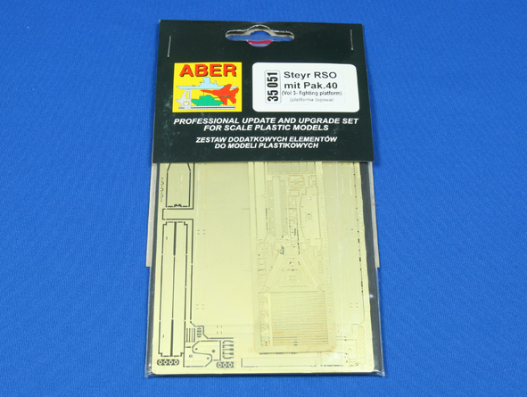 ABR-35-051  Дополнения для  Steyr RSO mit Pak.40 Vol. 3 (fighting platform) для Italeri 1/35