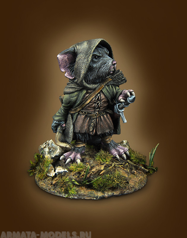 СM-M01 Декоративная фигурка из смолы Арагрыз (Aramouse) ScaleBro