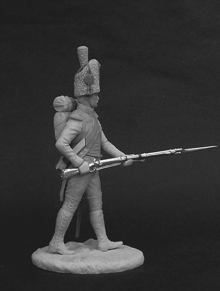 CHM-54188. Драгун элитных рот драгунских полков, Франция 1804-07 гг. 54 мм. Материал - смола. Chronos Miniatures