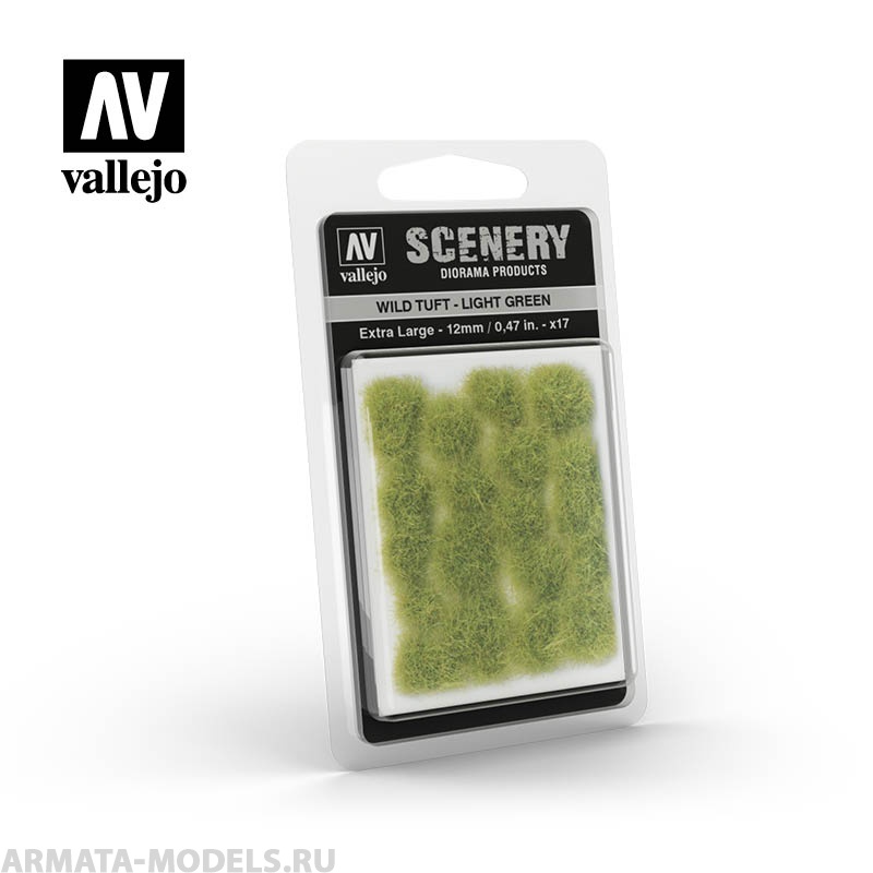 V-SC426 Светло-зеленая трава, сухой пучок Vallejo Scenery, имитация. Высота 12 мм