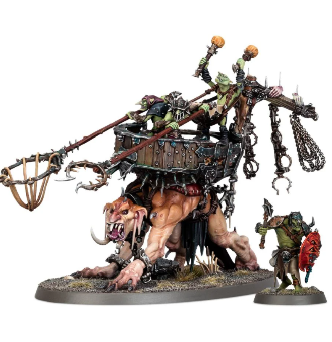 89-66GW Набор Боевые Кланы Орруков. Слоггот-Ползун (Orruk Warclans Marshcrawla Sloggoth)