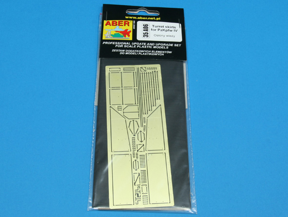 ABR-35-A06  Дополнения для  Turret skirts for PzKpfw IV для  1/35