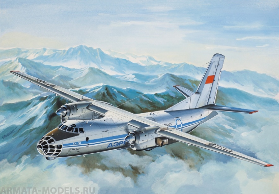 ЕЕ14472 Самолет воздушного наблюдения Ан-30Б
