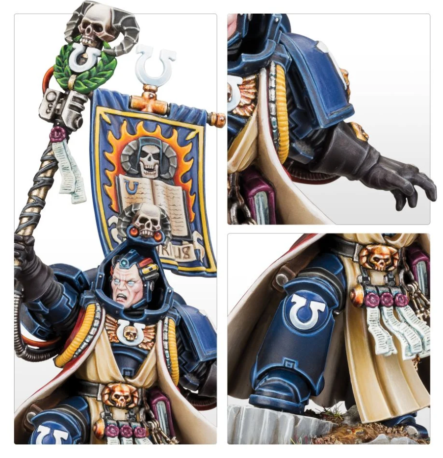 55-22GW Набор Ультрамарины. Старший Библиарий Тигурий (Ultramarines Chief Librarian Tigurius)