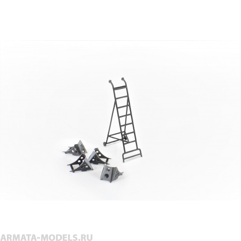 LP48010 Стремянка и набор колодок для самолёта Миг-21 1/48
