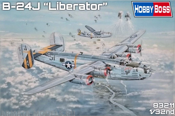 83211 Самолет  US B-24J Liberator  (Hobby Boss) 1/32 Hobby Boss