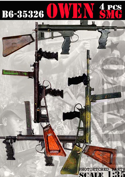 B6-35326 Миниатюра с фототравлением Owen SMG Bravo6