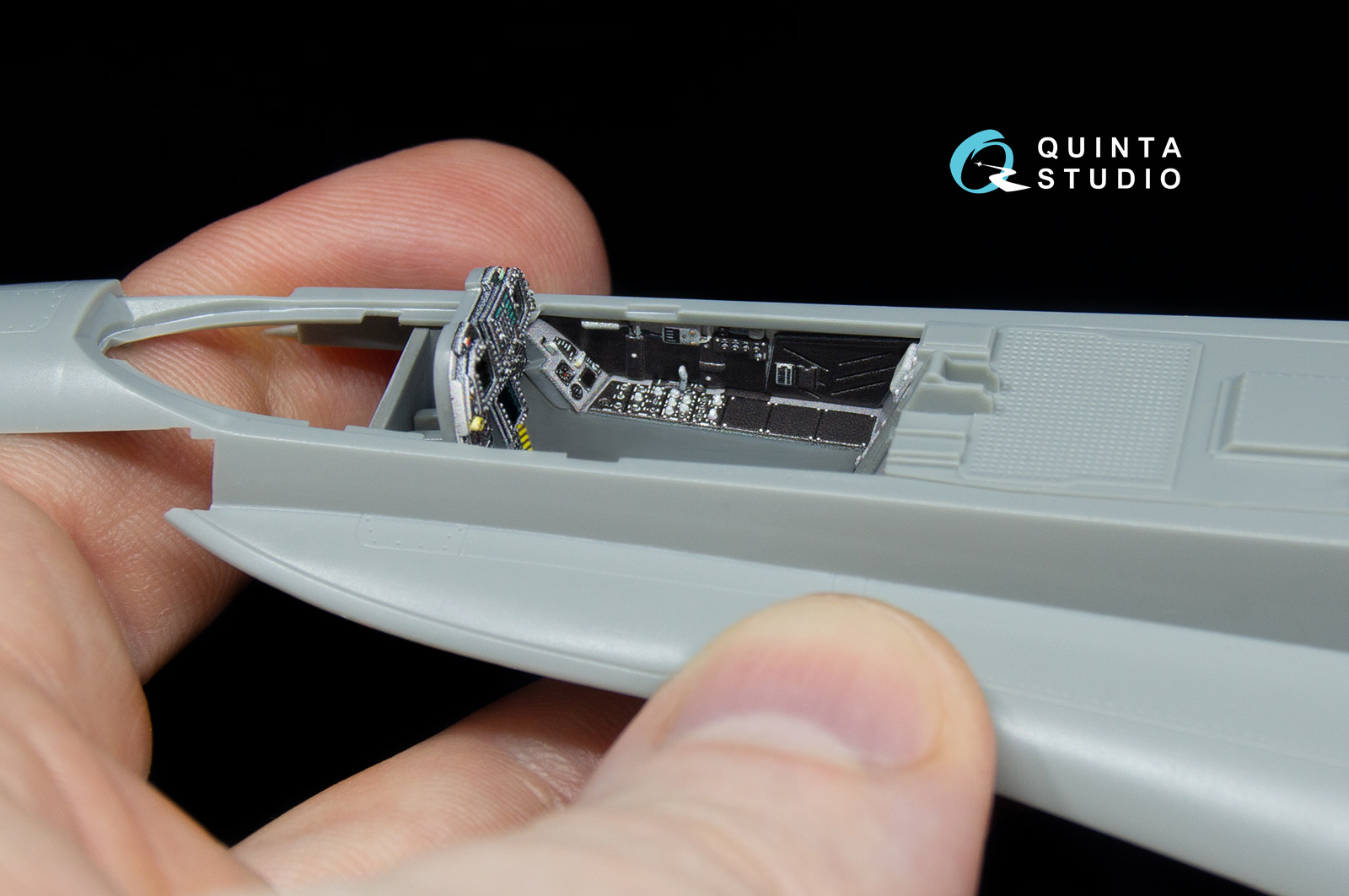 QD48040 1:48 3D Декаль интерьера кабины  F/A-18С (late) (для модели Kinetic)