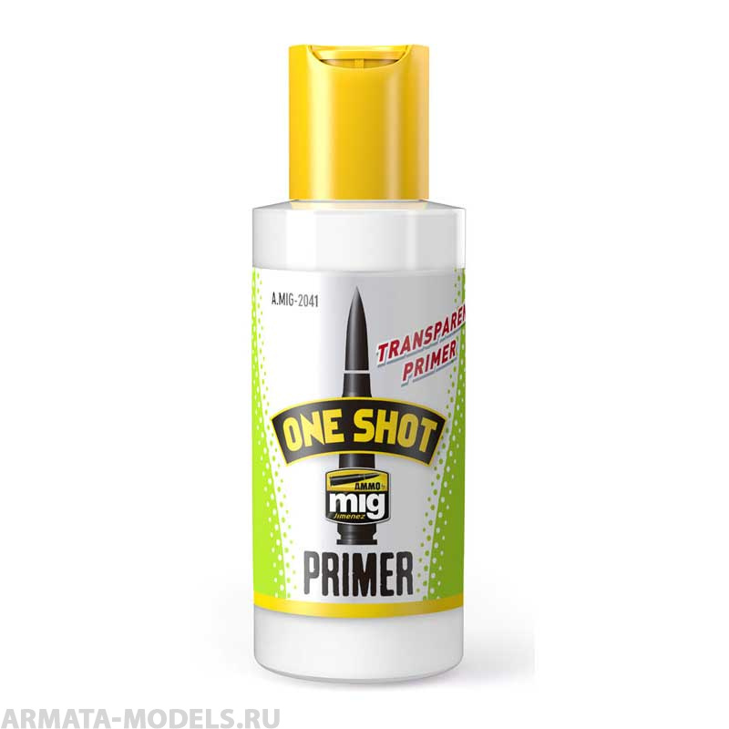 AMIG2041 Ammo Mig Грунт акриловый прозрачный ONE SHOT TRANSPARENT