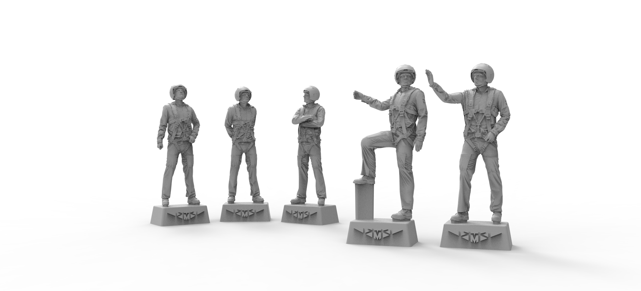 48112-1TMP ПИЛОТЫ ВКС РФ. НАБОР №5 Temp Models