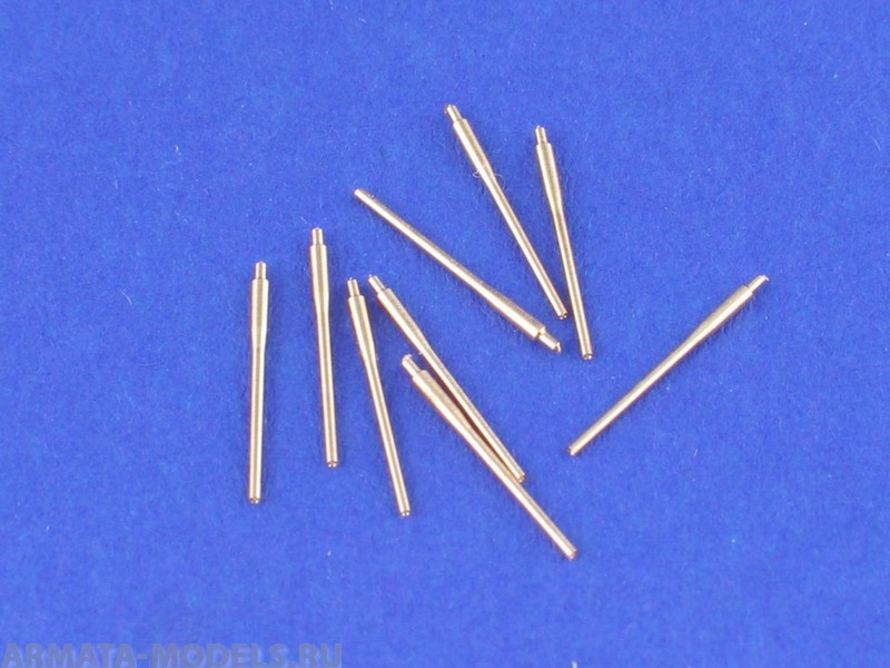 ABR-1:700-L-03  Дополнения для  Set of 9 pcs 152 mm barrels for ships Richelieu, Jean Bart для  1/700