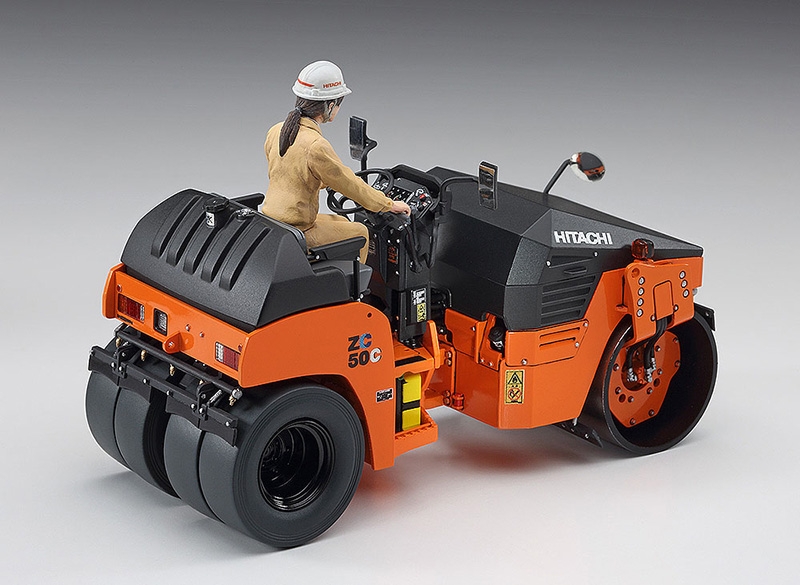 66002 Каток HITACHI VIBRATORY COMBINED ROLLER ZC50C-5 (HASEGAWA) 1/35 Hasegawa