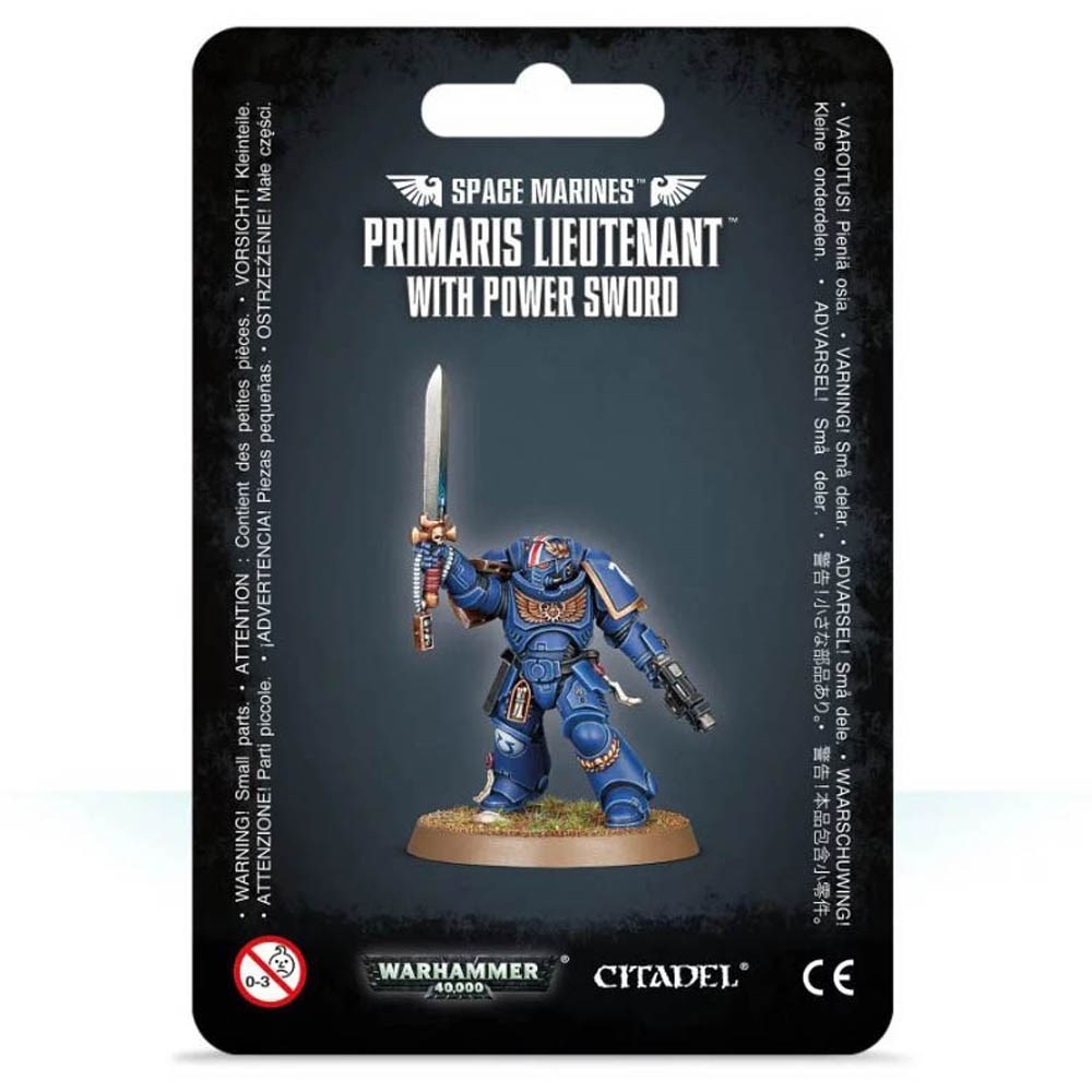 48-84GW Набор Космодесант. Примарис Лейтенант с силовым мечом (Space Marines Primaris Lieutenant with Power Sword)