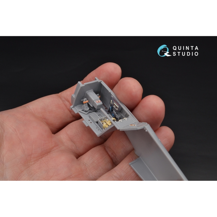 QD48104 1/48 3D Декаль интерьера кабины Bf 109G-6 (для модели Звезда) Quinta Studio