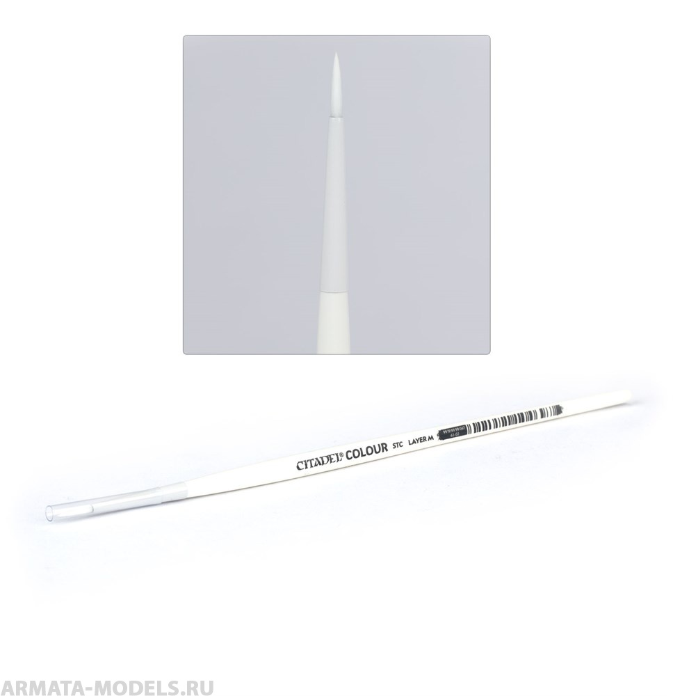 63-02GW Средняя синтетическая кисть для слоев Citadel (Citadel Synthetic Brush: Medium Layer)