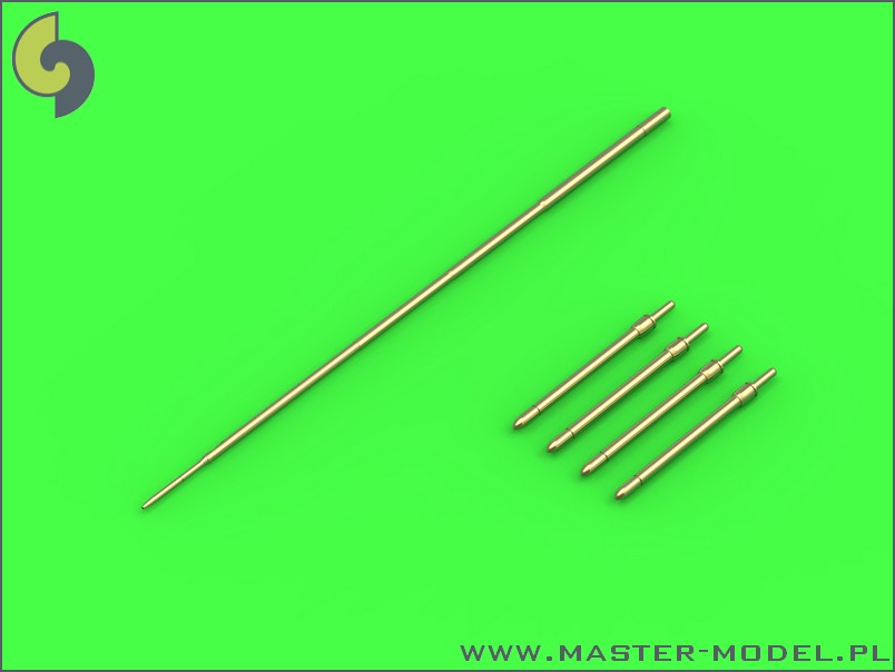 AM-72-075 Дополнение для моделей MiG-19PM (FarmerE) – missle rails nose parts (4pcs) & Pitot Tube