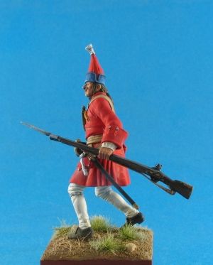 CHM-54090(M). Русский гренадер армейских пехотных полков, 1709-15 гг. 54 мм. Материал - белый металл. Chronos Miniatures