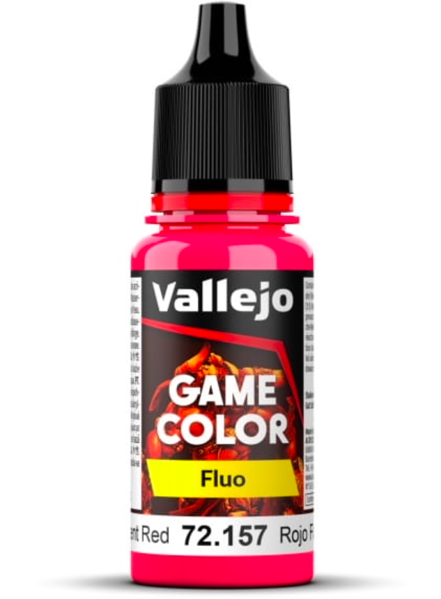 V-72157 157."Game Color" Флюоресцентный красный