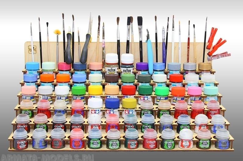 ORG-36-01 Органайзер под краску 36 мм. с отверстиями под кисточки