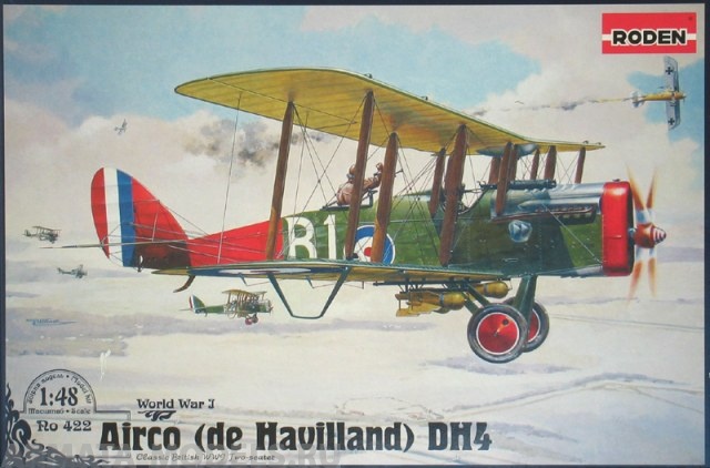 Rod422 Самолёт DE HAVILLAND D.H.4 (EAGLE Roden