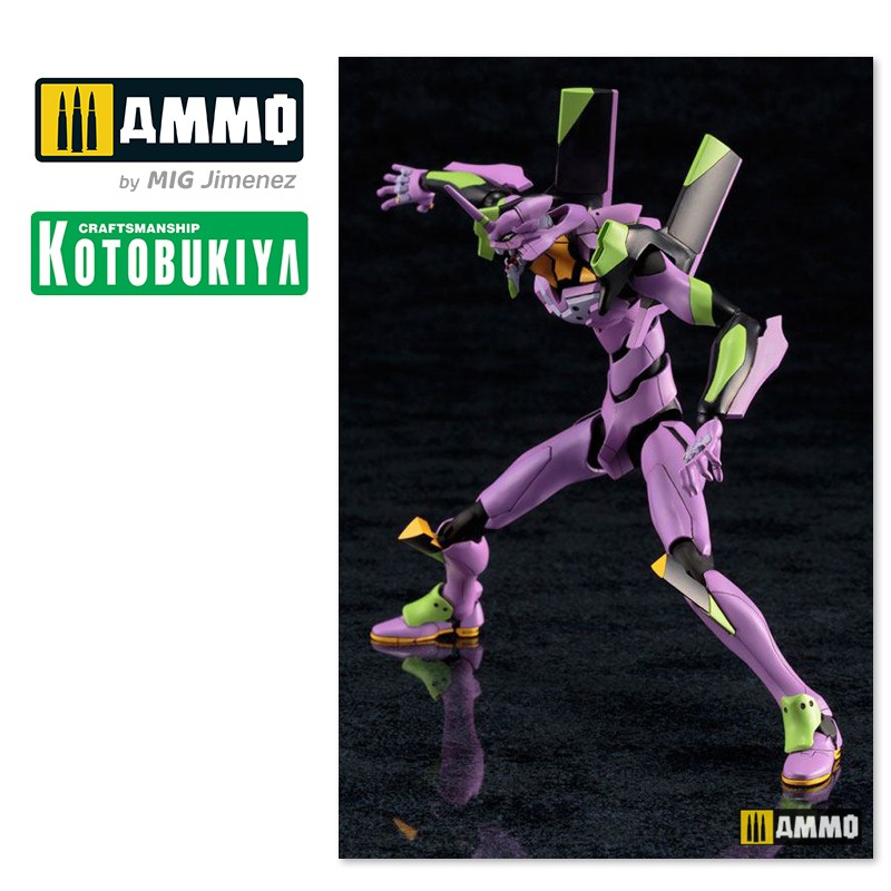 KTOKP410 Коллекционая сборная модель  NGEPM Kit Evangelion Test Type-01 TV Ver. 19 cm KOTOBUKIYA