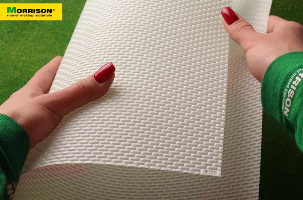 041to031 Объёмная текстура кирпича (выпуклый) М1:35. (Лист А3- 28см.х38см.)