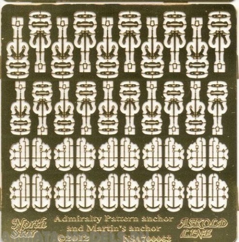 NSA700063 Admiralty Pattern anchor and Martin's anchor