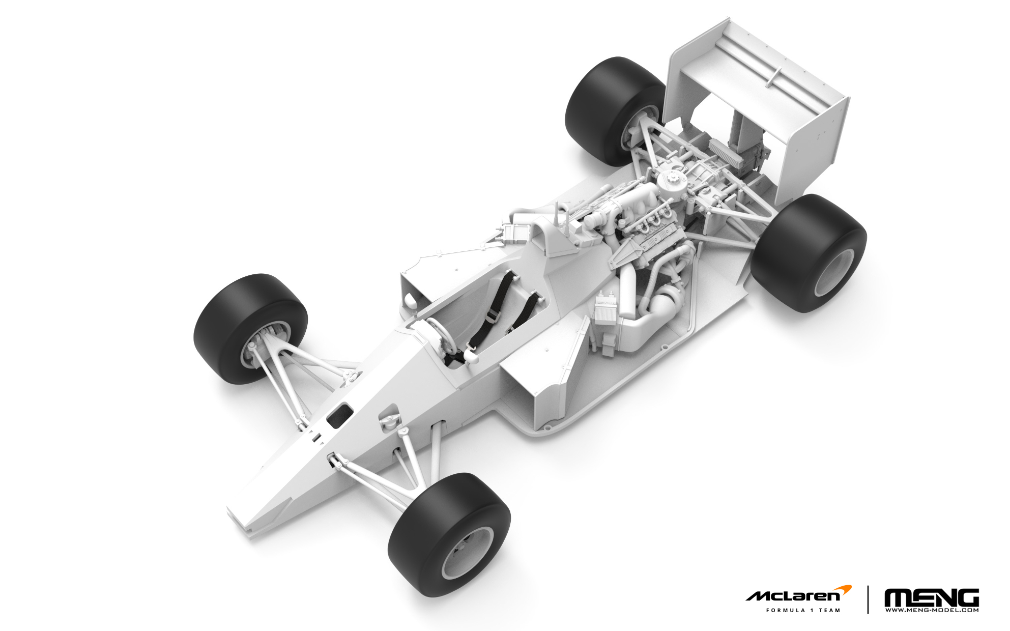 CS-007 Сборная модель Гоночный автомобиль McLaren MP4/4 Meng