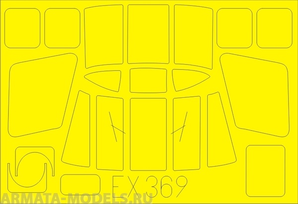 EX369ED  Окрасочная маска Wessex HAS Mk.3 1/48