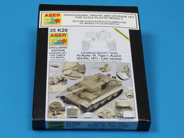 ABR-35-K20  Дополнения для  Pz.Kpfw. VI Ausf.E (Sd.Kfz.181) Tiger I – Late version для Tamiya 1/35