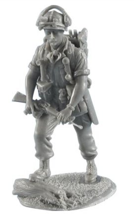 FL35047 US 25th Infantry Division Radio Operator with M-16 First Legion