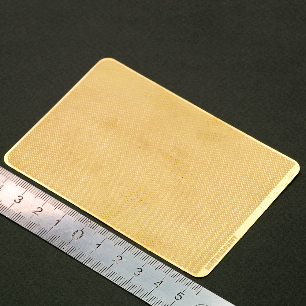 S-033 Лист рифленый чечевица, размер L