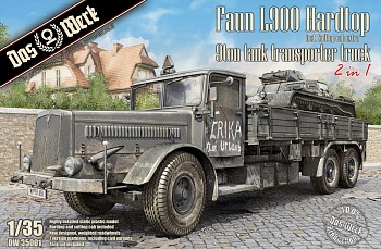 DW35001 Немецкий тягач  Faun L900 Hardtop 2in1